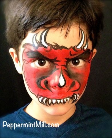 006_flash dragon monster face painting peppermint mill lg a